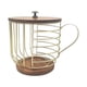 thumbnail image 3 of Soporte Para Cápsulas De Café, Cesta De Almacenamiento De Cápsulas De Café De Hierro Para Cafeterías, Mostrador, Hotel, Dorado, 3 of 5