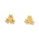thumbnail image 1 of Pendientes Flores Punto Luz Aretes Enchapado Oro 14kl, 1 of 3