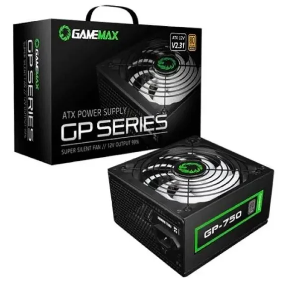 Fuente de Poder GameMax GP-750 750W 80 Plus Bronze ATX