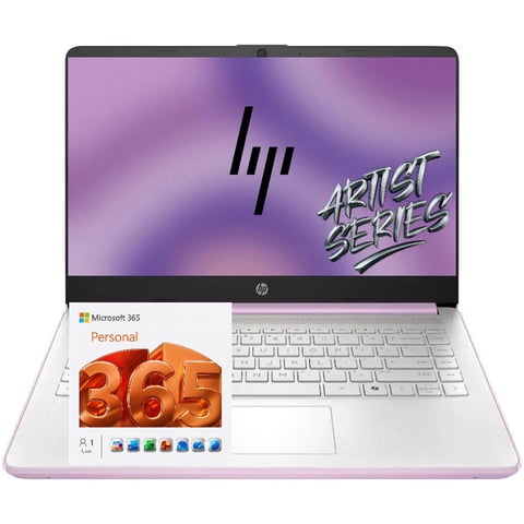 Laptop Hp 14'' Delgada Y Ligera, Intel De 4 Núcleos, 8 Gb De
