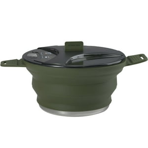 Terra Force - Olla Silicona Plegable 2,4L - Camping Militar