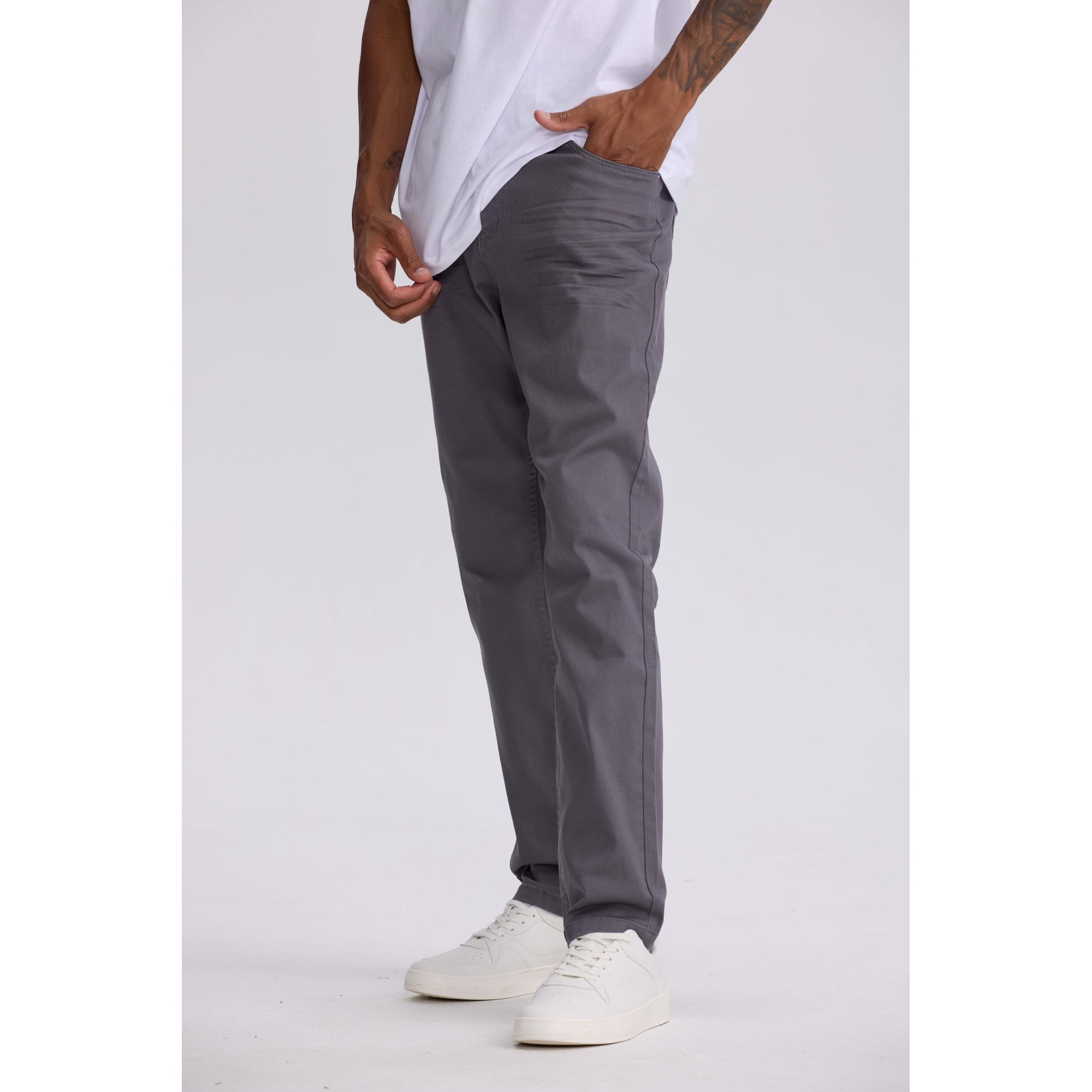 Fashionspark - Jeans Hombre Slim Color Gris
