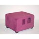 thumbnail image 1 of Pouf Cama Sorrento Felpa Morado, 1 of 3
