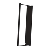 Magideal - Estante Lateral Para Lavandería, Armario, Cesta Colgante, Punzón, Fácil Instalación, Cesta Colgante De Trapo, Estante De Almacenamiento Para Gabinete Negro Una Sola Capa