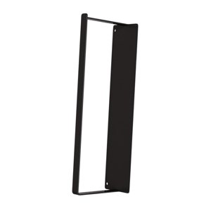 Magideal - Estante Lateral Para Lavandería, Armario, Cesta Colgante, Punzón, Fácil Instalación, Cesta Colgante De Trapo, Estante De Almacenamiento Para Gabinete Negro Una Sola Capa