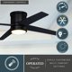 thumbnail image 3 of Ventilador de Techo VAXCEL Erie 132 cm Negro 3 Velocidades LED, 3 of 9
