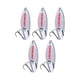 thumbnail image 2 of 5 Piezas Cucharas De Pesca Se?uelos Metal Vertical Bass Cebos Y Se?uelos Agua Dulce Plata 50g, 2 of 5