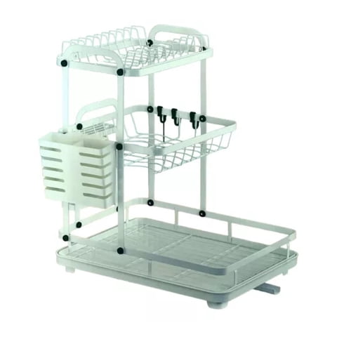 Genérico - Rack Organizador Escurridor De Loza Platos 3 Niveles Mj-3042