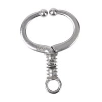 Magideal - Anillo De Anillo De Nariz De Toro De Ganado, Acero Inoxidable Fácil De Usar, De Mechero Automático De Mechón De Primavera, De Mechón De Manifestación 125Cmx9Cm