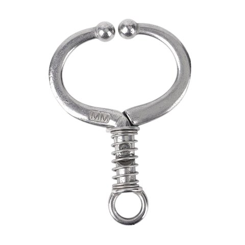Magideal - Anillo De Anillo De Nariz De Toro De Ganado, Acero Inoxidable Fácil De Usar, De Mechero Automático De Mechón De Primavera, De Mechón De Manifestación 125Cmx9Cm