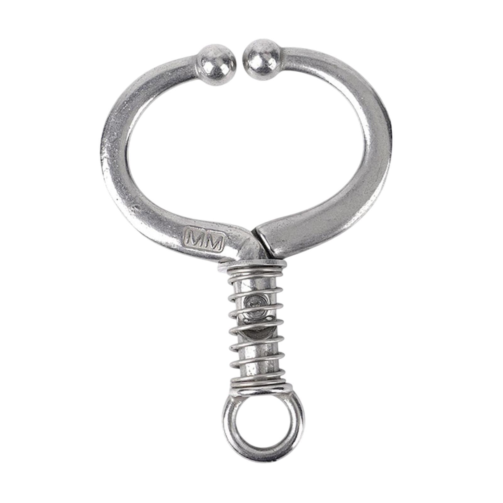 Magideal - Anillo De Anillo De Nariz De Toro De Ganado, Acero Inoxidable Fácil De Usar, De Mechero Automático De Mechón De Primavera, De Mechón De Manifestación 125Cmx9Cm