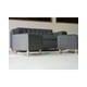 thumbnail image 2 of Sofa Dos Cuerpos Mas Dos Puff Gris Oscuro Lino, 2 of 3