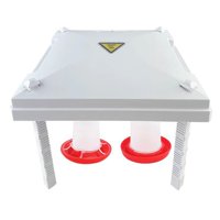 Magideal - Placa Calefactora Para Criadora, Almohadilla Para Criadora, Controlador De Temperatura De Seguridad, Calentador Para Gallinero, Placa De Calor Para