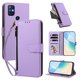 thumbnail image 2 of Funda con Billetera para [OnePlus Nord N10 5G] con Bolsillo Zipper y Tarjetero Morado claro, 2 of 6