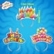thumbnail image 3 of Set De 12 Vinchas De Fiesta Feliz Cumpleaños, 3 of 8