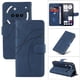 thumbnail image 1 of Funda tipo cartera con tapa para Nothing Phone 3A con tarjetero, soporte y cubierta magnética Azul, 1 of 5