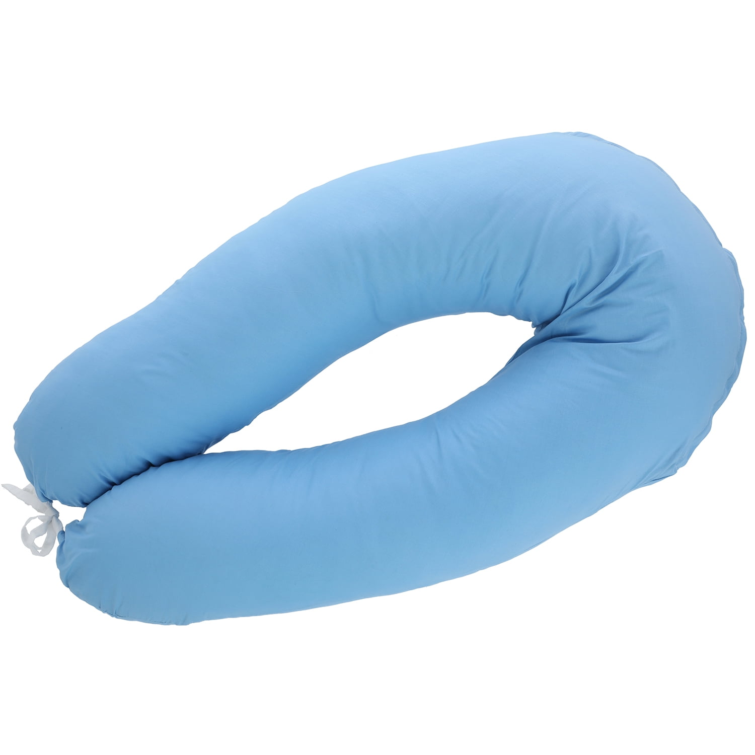 Sueño Blanco - Funda Para Cojin Maternal Color Celeste