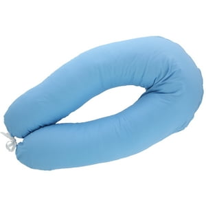 Sueño Blanco - Funda Para Cojin Maternal Color Celeste