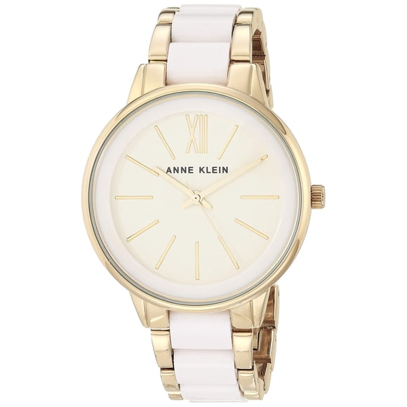 Reloj Ak 1412ivgb De Resina Marfil En Tono Dorado Para Mujer