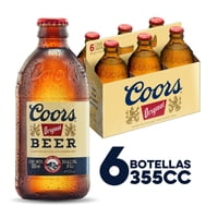 Cerveza Lager Original 5° Pack 6 Botella 355 Ml Coors