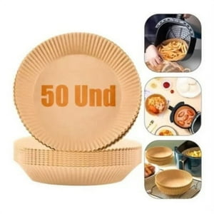 Genérico - Forros Airfryer Papel Antiadherente X50 Freidoras Desechable 20 Cm