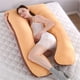 thumbnail image 2 of Almohada para embarazadas, almohada en forma de U desmontable y lavable, cojín grande, almohada de cintura, 2 of 5