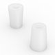 thumbnail image 4 of Tapones de silicona Labasics, paquete de 5, agujero de 0,8 cm, color blanco, 4 of 5