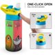 thumbnail image 4 of Garten of Banban Botella de Agua con Tapa Pop Top de Un Toque, Acero Inoxidable, a Prueba de Fugas, para Deportes, Botella Infantil azul 12 oz, 4 of 6