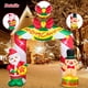 thumbnail image 3 of Decoración Inflable Danxilu Papá Noel 8 Pies Luces Giratorias, 3 of 3
