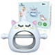 thumbnail image 1 of Teething Toys For Babies 0-6 Months, Unicorn Never Drop Silicone Teether For Babies 6-12 Months, Hand Pacifier For Breast Feeding Babies, Baby Chew Toys Freezer Safe For Newborn, Blue, 1 of 2