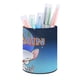 thumbnail image 1 of Pinky y Cerebro-theme Cylinder Pen Holder Pencil Organizer with Flannel Lining PVC Leather Material Cardboard Base for study work 10*8CM, 1 of 6