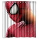 thumbnail image 1 of Cortina de ducha de Spiderman, juego de cortina de baño con ganchos, tamaño 66 x 72 pulgadas, 1 of 3