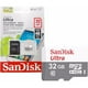thumbnail image 2 of SANDISK MICROSD ULTRA 32GB C10 USH-1 80MB S, 2 of 3