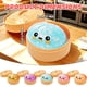 thumbnail image 2 of Juguete Antiestrés En Forma De Dumpling Con Glitter Azul, 2 of 6