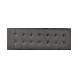 Importclick - Respaldo Elegante 1 Plaza Capitone 105X60 Cm Gris Claro Lino Botones