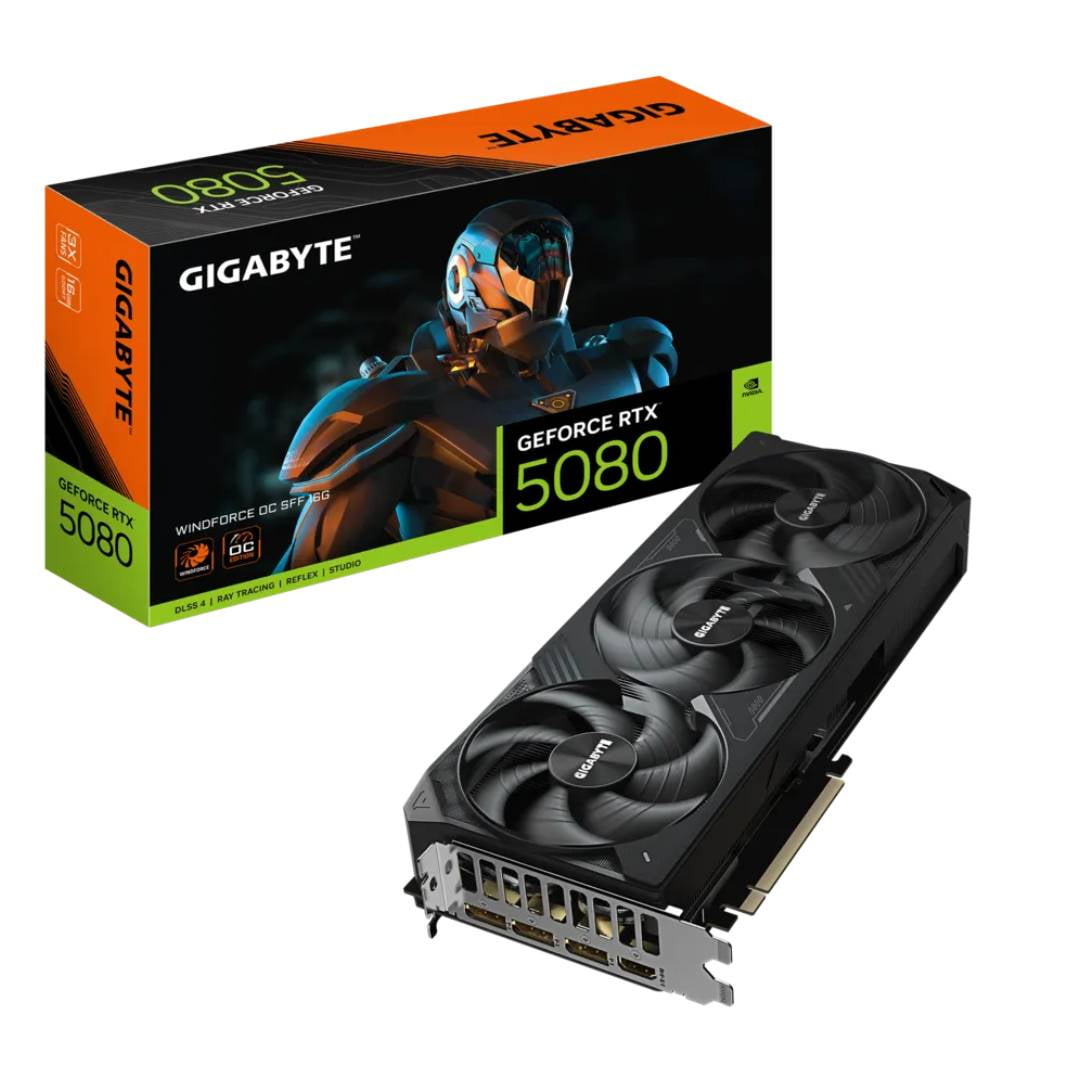 Tarjeta De Video Gigabyte Rtx 5080 Windforce Oc Sff 16g