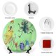 thumbnail image 3 of Lloyd de las moscas Plato decorativo de porcelana fina (bone china), plato decorativo de cerámica para hogar, oficina, soporte de pared, platos decorativos para dormitorio - 6 pulgadas (15 cm), 3 of 6
