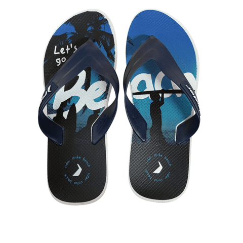 Sandalia Hombre Blanco/Azul Strike Rider