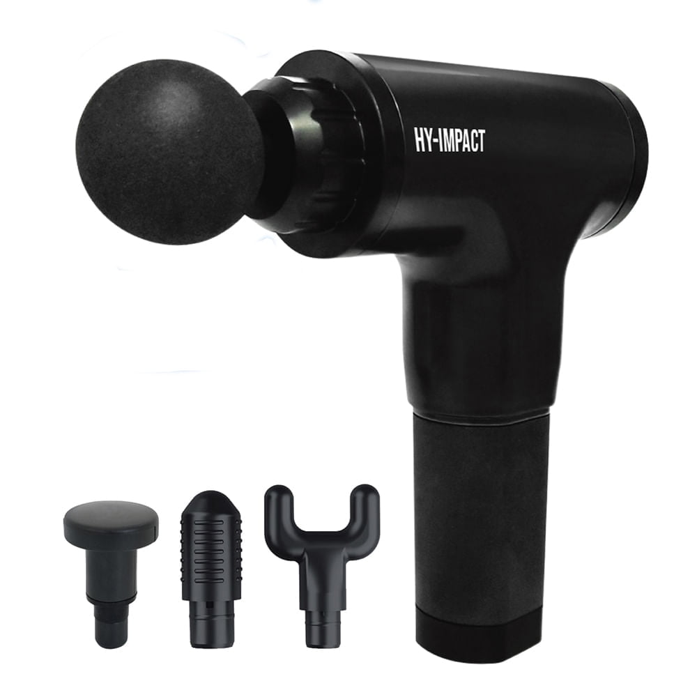 Swiss Nature Labs - Pistola De Masajeadora 4 Cabezales Hy Impact