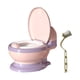 thumbnail image 2 of Orinal De Entrenamiento Para Ir Al Baño Tamaño Compacto Orinal Antideslizante Asiento Para Bebés De 0 A 7 Años Anillo De Asiento De PVC Rosa, 2 of 5