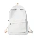 thumbnail image 1 of Fashion Zipper Solid Color Waterproof Backpack Students Casual Large Capacity Schoolbag Girl School Books Stationery Bags, 1 of 3
