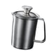 thumbnail image 3 of Jarra Medidora De Acero Inoxidable Para Espumar Leche De Café Y Leche, 500 Ml, 3 of 5