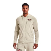 Poleron Under Armour Rival Terry Athletic Department Full-Zip Beige | 1370355-279 - Talla Xl