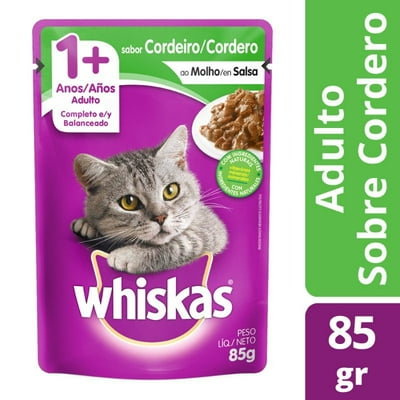 Alimento Húmedo Gato Adulto Sabor Pavo Pouch 85 G Whiskas