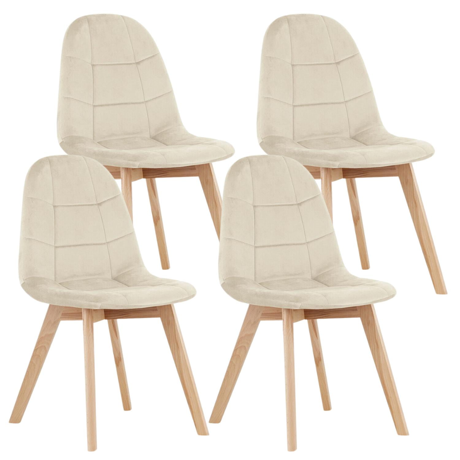 Pandalino - Pack 4 Sillas Vorak Beige | Diseño Elegante Y Cómodo Para Tu Hogar