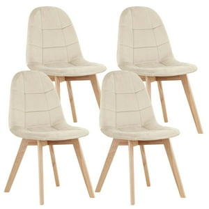 Pandalino - Pack 4 Sillas Vorak Beige | Diseño Elegante Y Cómodo Para Tu Hogar