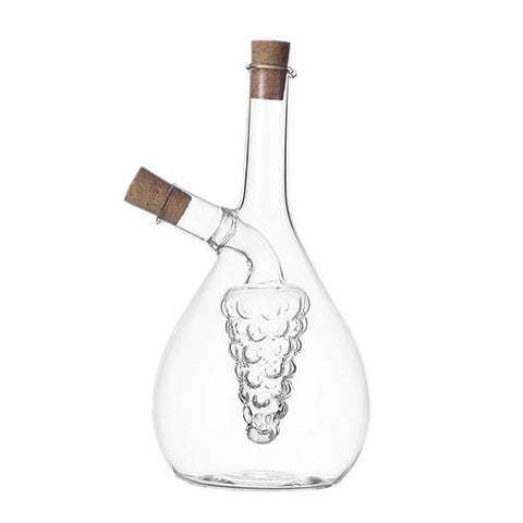 Magideal - Aceitera Y Vinagrera Dispensador De Aceite De Cocina Botellas De Vidrio Para Condimentos Botella Dispensadora Utensilios De Cocina Botella Para Racimo