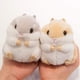 thumbnail image 3 of Paquete de 2 llaveros de hámster de peluche, llavero de animal de peluche, colgante para bolso, mochila, dijes para bolso, 3 of 7