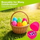 thumbnail image 5 of Huevos de Pascua Druvian, set de 48 piezas de plástico multicolor, 5 of 6