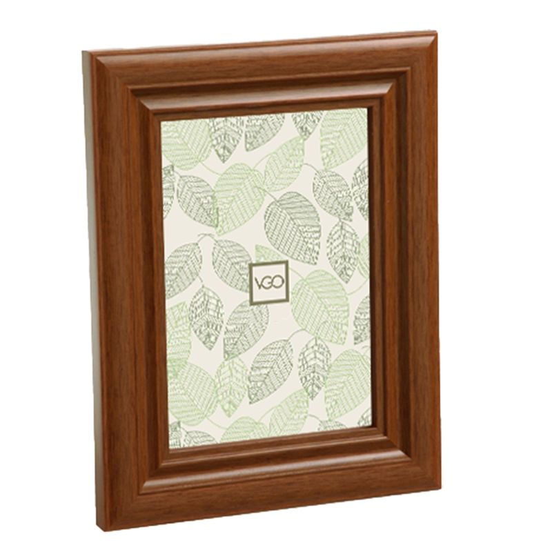Vgo - Marco Plastico Simil Madera Marron 10X15